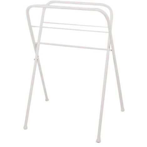 Porte-serviettes sur pied FAVERGE SER0105G H70 x L50 cm Blanc