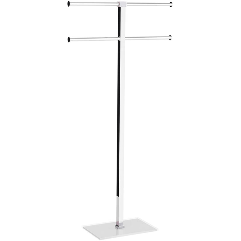 Gedy - RA310200000 Rainbow Toallero de pie con base blanco - ref: RA310200000