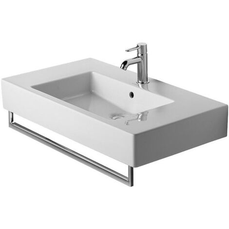 Porte-serviettes Tube carré 14mm chromé f 032985 chromé