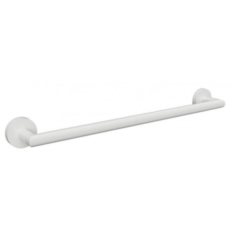 Porte-serviettes WHITE en laiton blanc 50,5cm