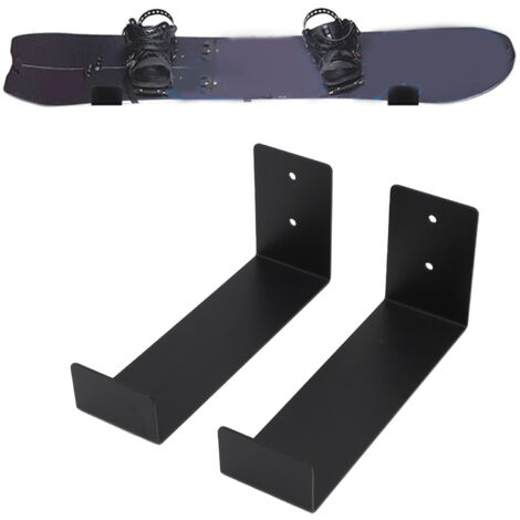 Porte-Ski Murale Fixation Alliage Support Ski Garage 30lbs No Scratch