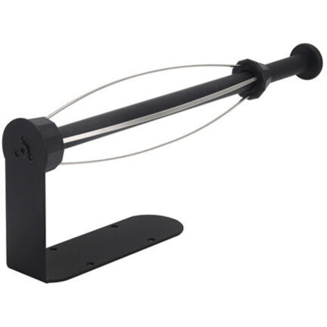Porte Sopalin sans Perçage, Porte Rouleau Essuie Tout Mural Auto-Adhésif à Suspendre, Noir Support Sopalin Effet Amortissant, pour Cuisine Salle de Bains, Fournis avec Colle Et Vis