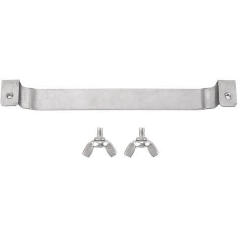 Porte-spatule en acier inoxydable pour barbecue, rangement accessoires de cuisson extérieure, idéal camping et pique-nique.