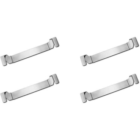 Porte-spatules et ustensiles de barbecue GETIT en acier inoxydable, lot de 4, compatible avec les grils Black-AquaForge.