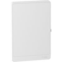 Porte Styl Resi9 pour coffret 4 rangées 13 modules - Blanc RAL9003 - Schneider Electric