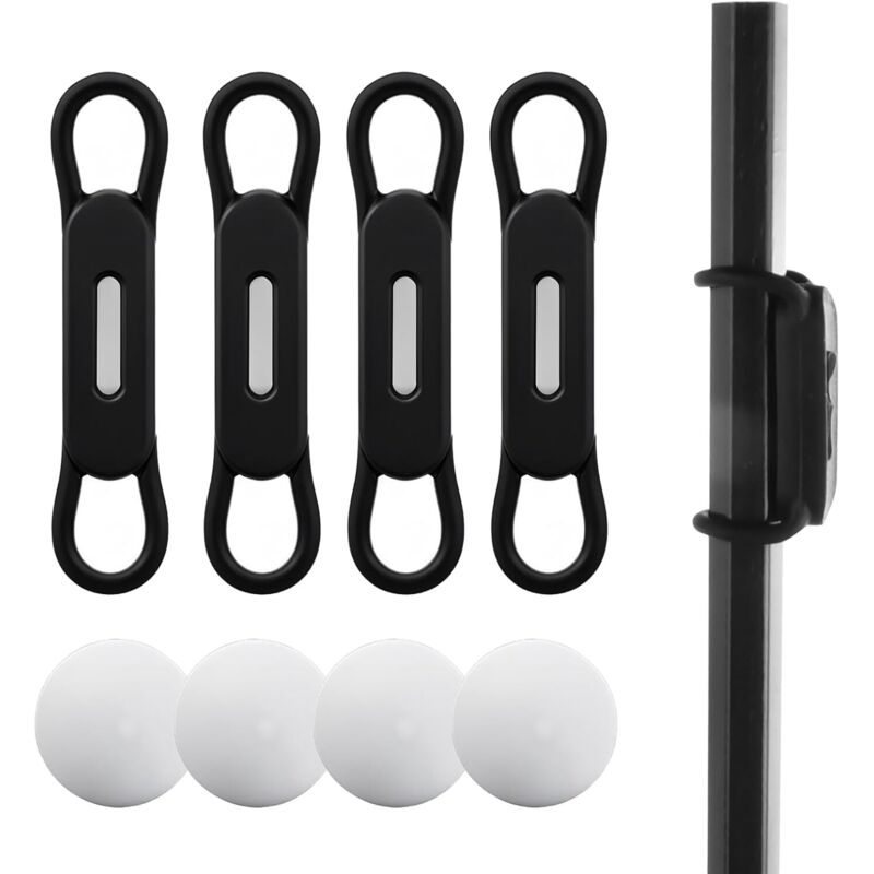 Porte Stylo 4 PièCes Noir Porte Stylo Homme D'Affaires Forte Attraction MagnéTique Doux Et Durable Anti-Rayures Porte Stylo Infirmiere Pour