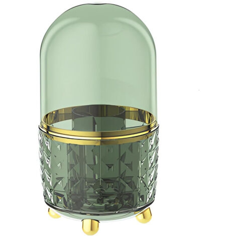 Porte-stylo de bureau vert foncé, porte-stylo rotatif, fournitures de bureau vertes, joli porte-stylo rotatif