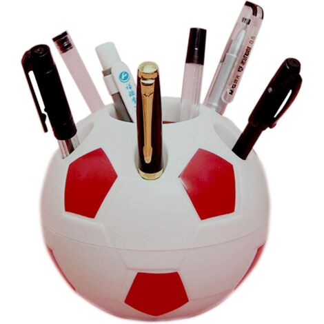 Porte-stylo de football multifonctionnel (rouge),