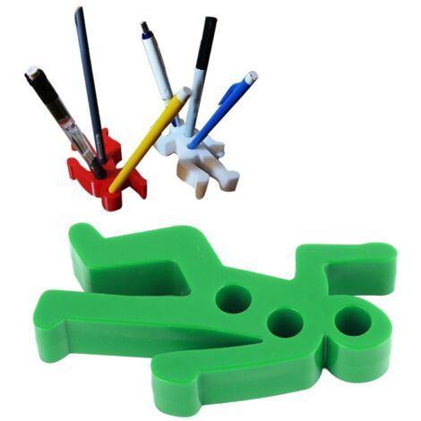Porte-stylo Décor Bureau Original - Décoration Bureau Fun Crime Scene - Porte crayon Bureau Pencil Holder Style Crime Scene - Green