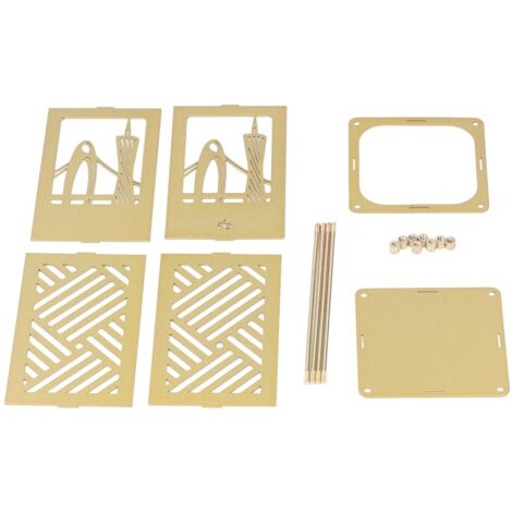Porte-stylo métallique multifonctionnel, montage facile, finition dorée brillante pour bureau, école, maison – Design Tour de Canton