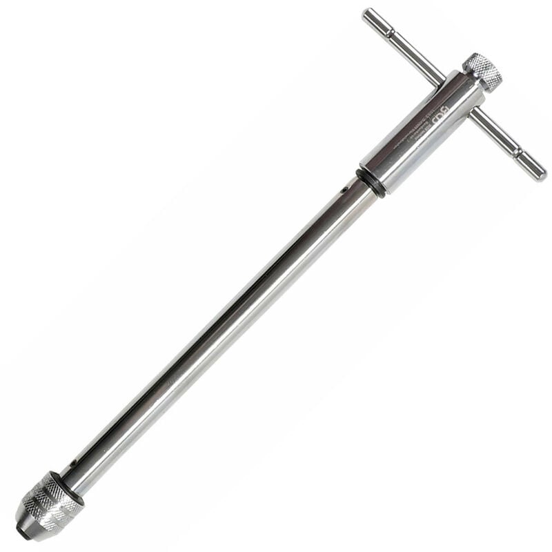 Bgs Technic - Porte taraud tourne-gauche extra long 320 mm a cliquet de m5 à m 12