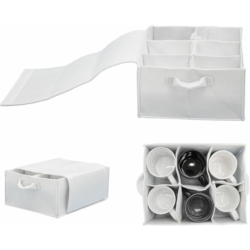 Porte Tasse en Feutre pour Camping Car - 28x21 Porte Gobelet Camping Rangement