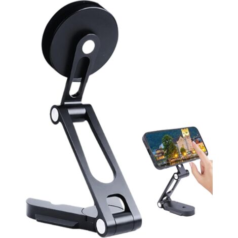 Porte Téléphone Magnétique Porte Téléphone Auto Pliable Support de Bureau
