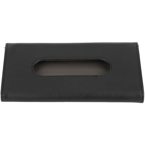 Porte-tissus pour voiture en cuir PU - Support essuie-tout pour SUV et camionnette