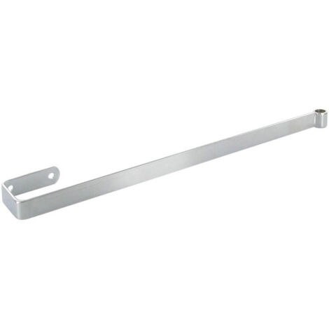 Porte torchon en acier chromé – Hauteur 25 mm – Saillie 55 mm – Longueur 310 mm – Design moderne pour cuisine ou salle de bain