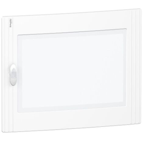Porte transparente 510x610x20mm pour coffret 2x24M saillie (PRA10266W) ou encastré (PRA22224W) IP40 PRAGMA