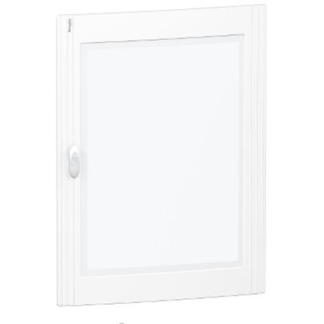 Porte transparente 550x600x20mm pour coffret 3x24M saillie (PRA10267W) ou encastré (PRA22324W) IP40 PRAGMA