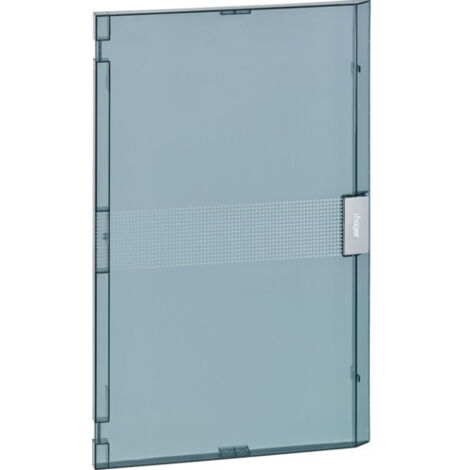 Porte transparente pour coffret vega largeur 18 modules hauteur 3 rangées HAGER VZ318T