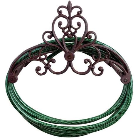 Porte-tuyau fonte fleurs