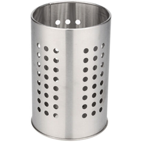 Porte-ustensiles Acier Inoxydable Égouttoir à Couverts Multifonctionnel Pour Cuisine Rangement Pratique Pour Cuillères Et Fourchettes Modèle,12 x 15 cm