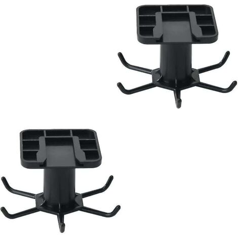 Porte-ustensiles de cuisine Pxcl sans perçage, 2 pièces, porte-ustensiles de cuisine rotatif à 360°, support mural pour ustensiles de cuisine