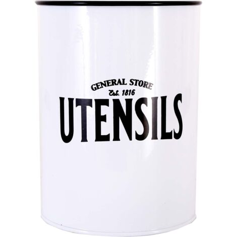 Porte-ustensiles en fer blanc General store