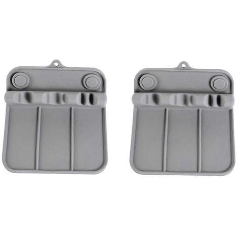 Porte-ustensiles en silicone, repose-ustensiles en silicone avec coussinet anti-gouttes, lot de 2