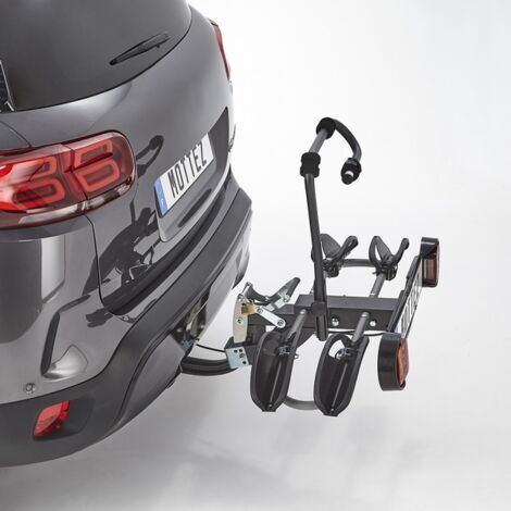 Porte-vélos D'attelage Style Plateau, Inclinable, Pour 2 Vélos - Neuf