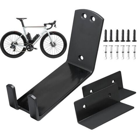 Porte-Vélo Mural  Crochets de Rangement pour Pédales de Bicyclette,Rangement Mural pour Garage  pour VTT, Bicyclette Route, Scooter, Intérieur Domicile et Extérieur