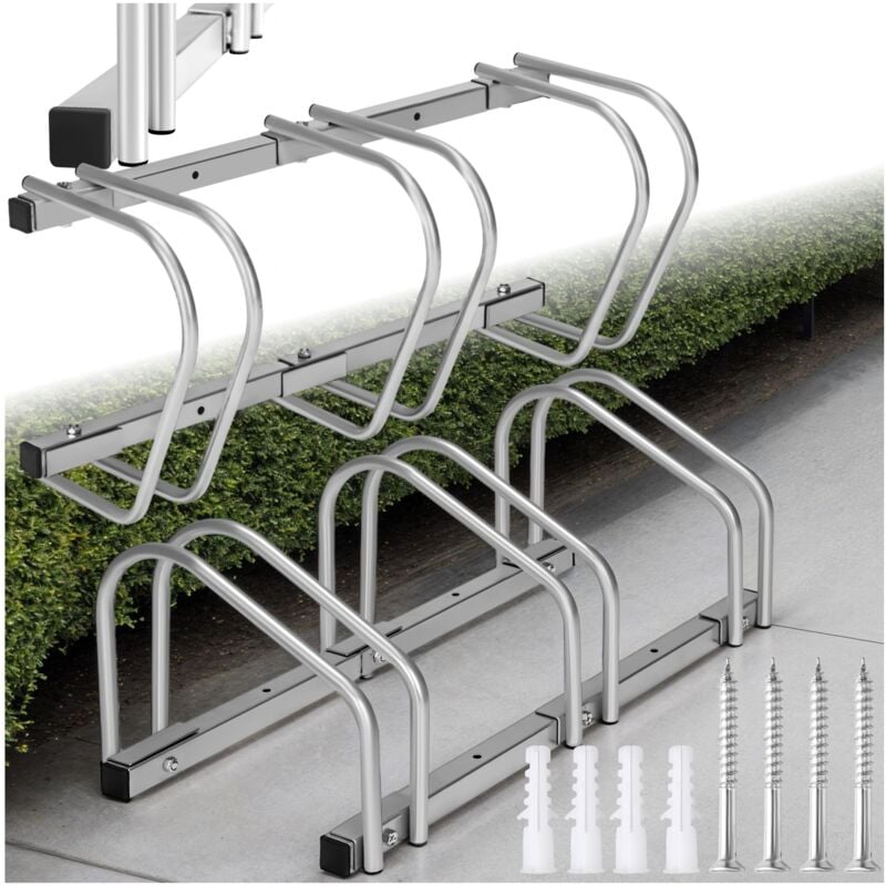 Porte vélo mural en acier -