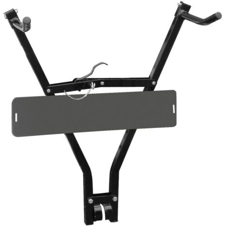 Porte vélo sur rotule compact+Support de plaque
