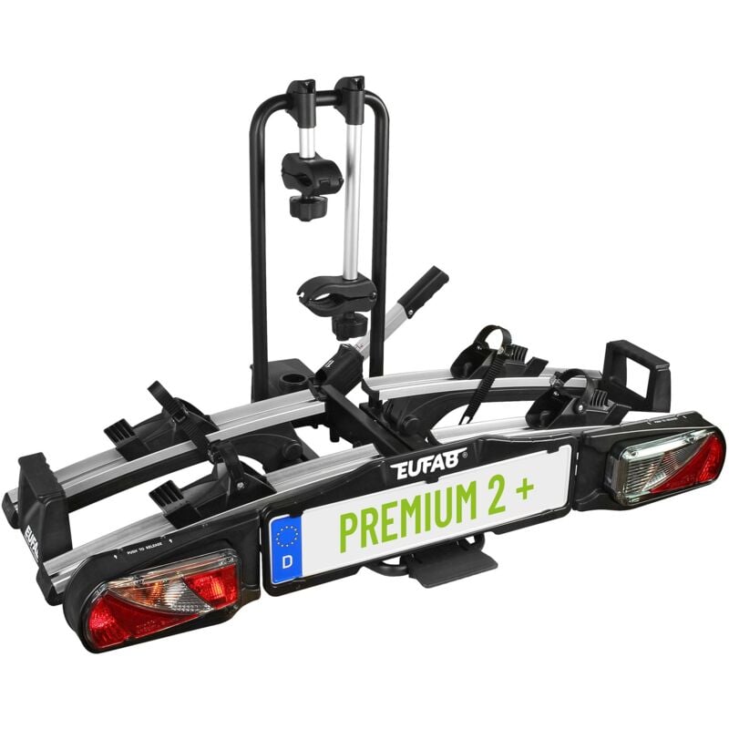 Eufab - Porte-vélos 2 Vélos Premium Ii Plus Spécial Grand Hayon