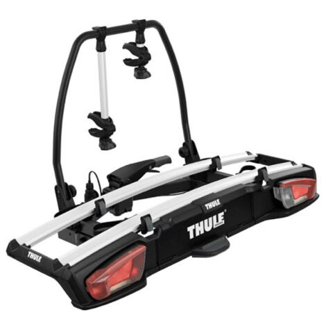 Porte-vélos basculable Thule VeloSpace XT 938 pour 2 vélos – Installation rapide sur rotule d'attelage – Compatible vélos électriques jusqu'à 60 kg