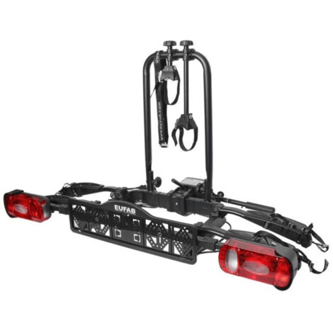 Porte-vélos Eufab Crow Plus pour 2 vélos extensible à 3
