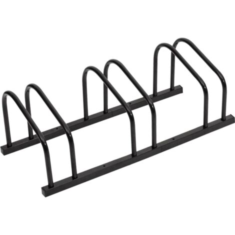 Porte-vélos pour 3 vélos noir acier