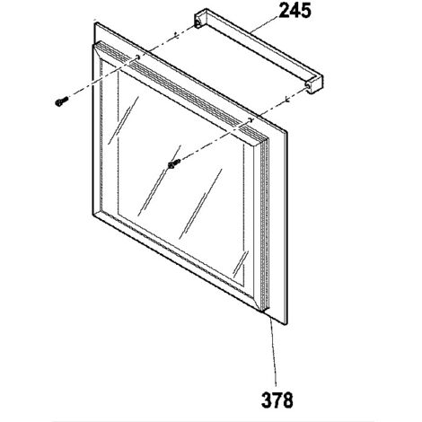 PORTE VERRE CAVE A VIN SPXV24 POUR REFRIGERATEUR SCHOLTES - C00277514