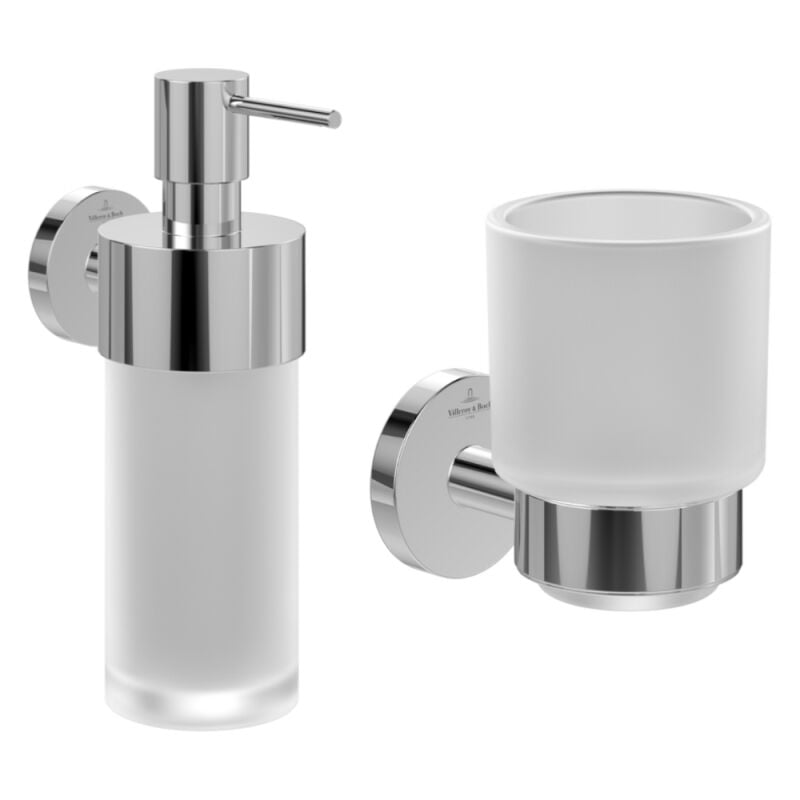 Villeroy&boch - Porte-verre + Distributeur de savon Elements Tender