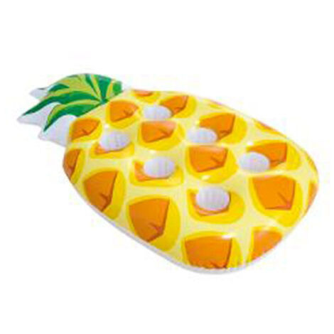 Porte Verre Gonflable "Ananas" 97cm Jaune