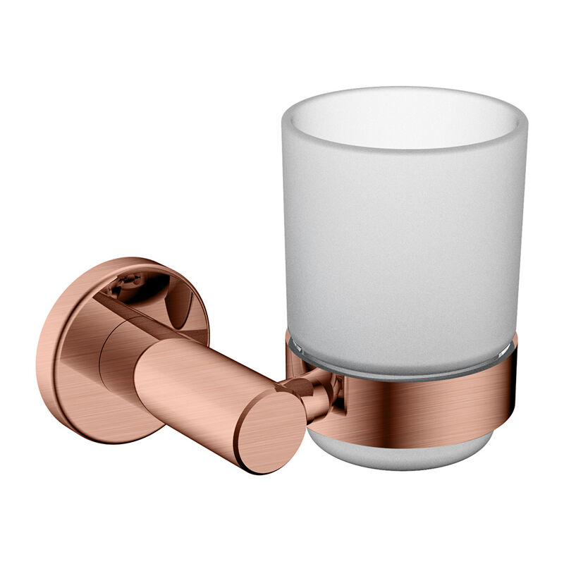 Porte-verre mural Or rose brossé - Tokio