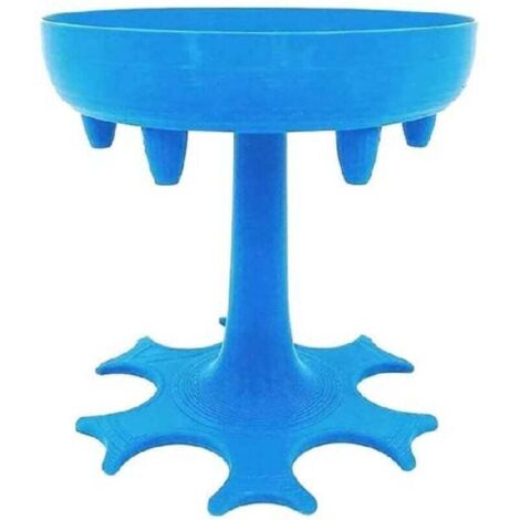 Porte-verres à shot, distributeur de boissons pour fêtes, jeu de bar, cocktail, vin, remplissage rapide, porte-outils, distributeur de spiritueux (bleu)