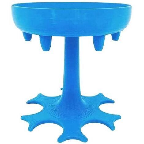 Porte-verres à shot, distributeur de boissons pour fêtes, jeu de bar, cocktail, vin, remplissage rapide, porte-outils, distributeur de spiritueux (bleu)