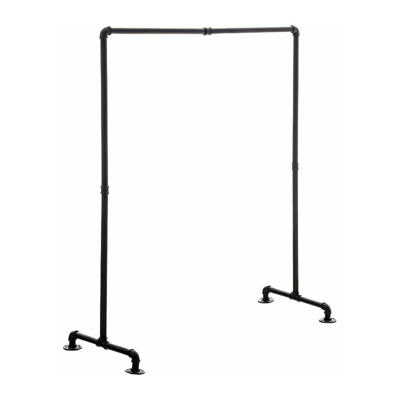 Cintres de pièce en métal robuste et résistant 120 cm diverses couleurs colore : noir