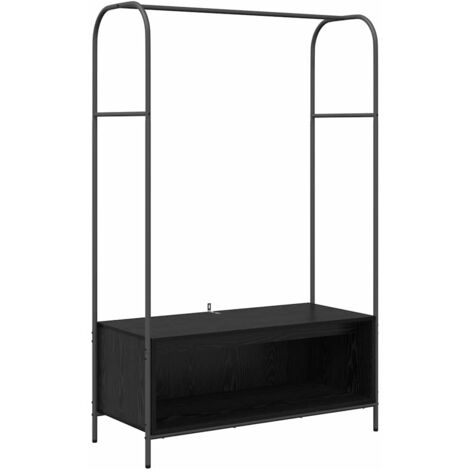Porte-vêtements Noir 100 x 44 x 160 cm Bois d'ingénierie CFW978573
