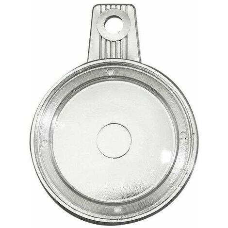 Porte vignette 75mm plastique argent chromé assurance moto scooter mobylette