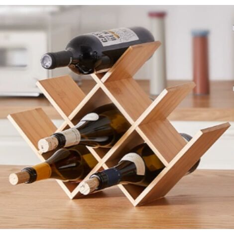 Porte - vin pour 8 bouteilles couleur originale W glyphe