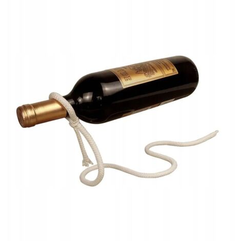 PORTE-VIN SUPPORT BOUTEILLE ALCOOL CORDON ÉLÉGANT MODERNE CADEAU