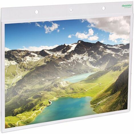 PORTE-VISUEL HORIZONTAL A4 QUICKTO PVM030