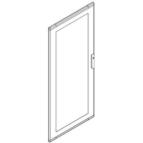 Porte vitrée Bticino MAS pour armoires sur pied LDX400 LDX800 93690V