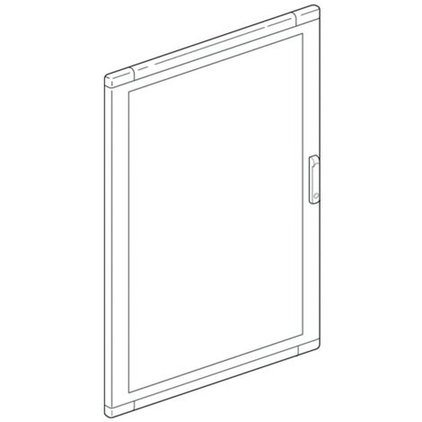 Porte vitrée Bticino pour cadresà montage mural et encastré SDX IP43 94560VE