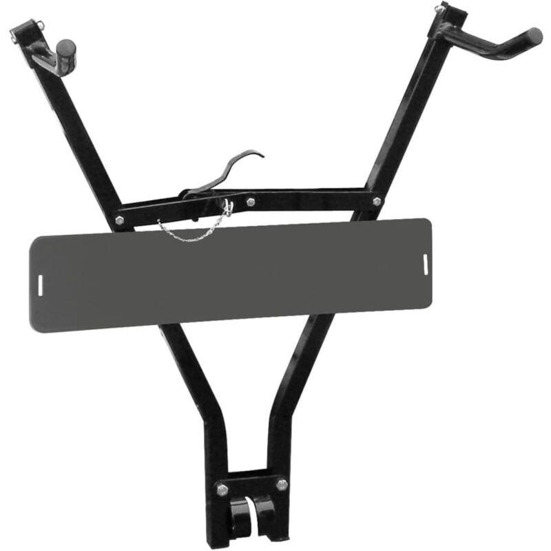 Carpoint - Porte-vélo monté sur attelage porte-plaque d'immatriculation